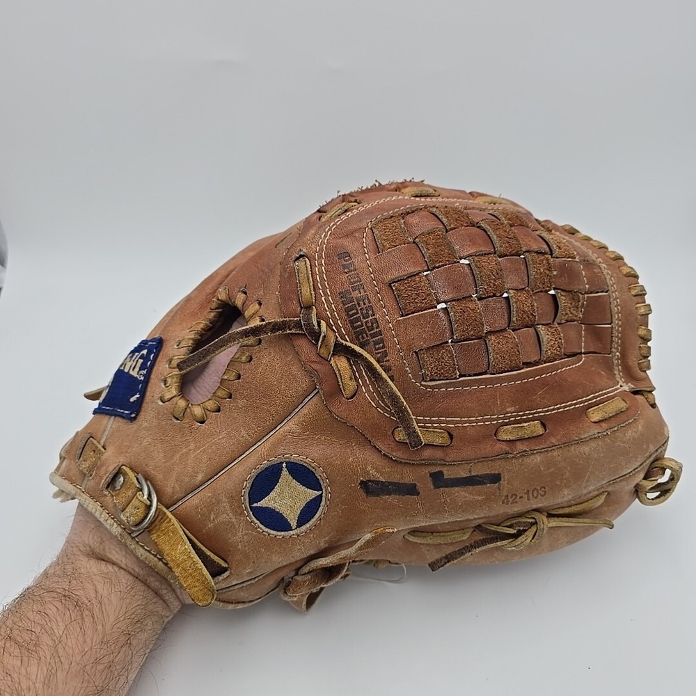 Spalding XP Series XP-1200 42-103 Leather Baseball Glove RHT 12" Flex-weave Web